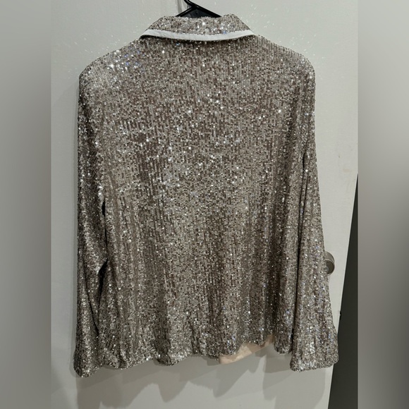 Cable & Gauge Sequin Blazer (XL) - Picture 2 of 6